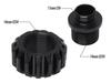 COWCOW TECHNOLOGY A02 Silencer Adapter (11mm Clockwise Thread to 14mm Counterclockwise Thread) Black
