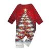 Christmas Print Family Outfit Long Sleeve Top + Pants Set Family Outfit