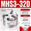 Pneumatic Gripper with Dual, Triple, and Quad Jaw Options: MHS2/3/4-16D/25D/40D/50/63D Clamping Cylinder