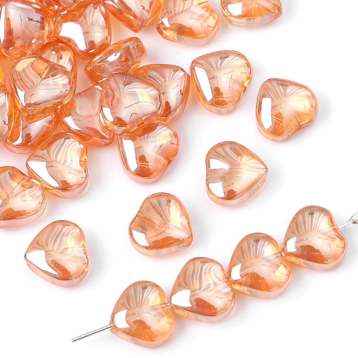 

20 шт./пакет, 10 мм, специальные блестящие цвета, хрустальное стекло, очаровательные бусины в форме сердца для ожерелья, браслета, серьг, DIY ювелирных изделий