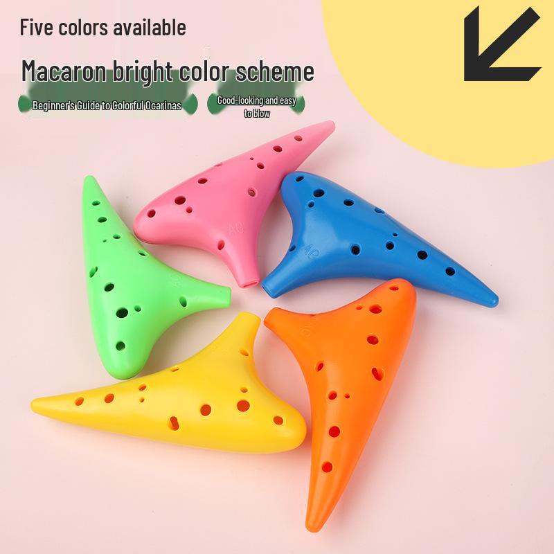 12-Hole Alto C Tone Resin Ocarina for Students