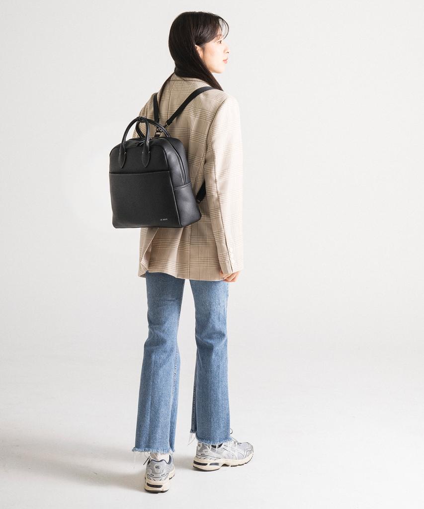 Lemine 2-Way Briefcase Bag (Black)