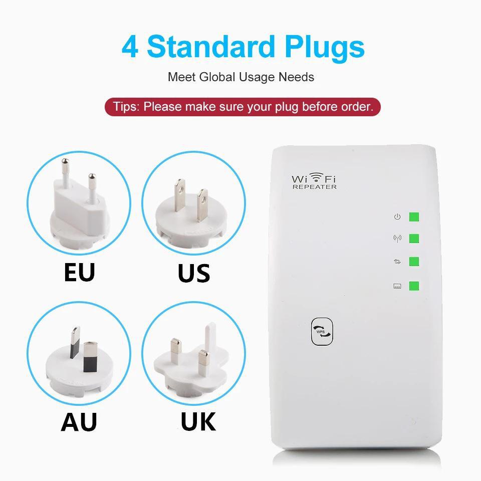 300M Wireless WiFi Signal Repeater Extender Amplifier