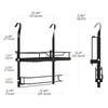 ZISIZ Multi-functional Kitchen Bathroom Organizer Rack