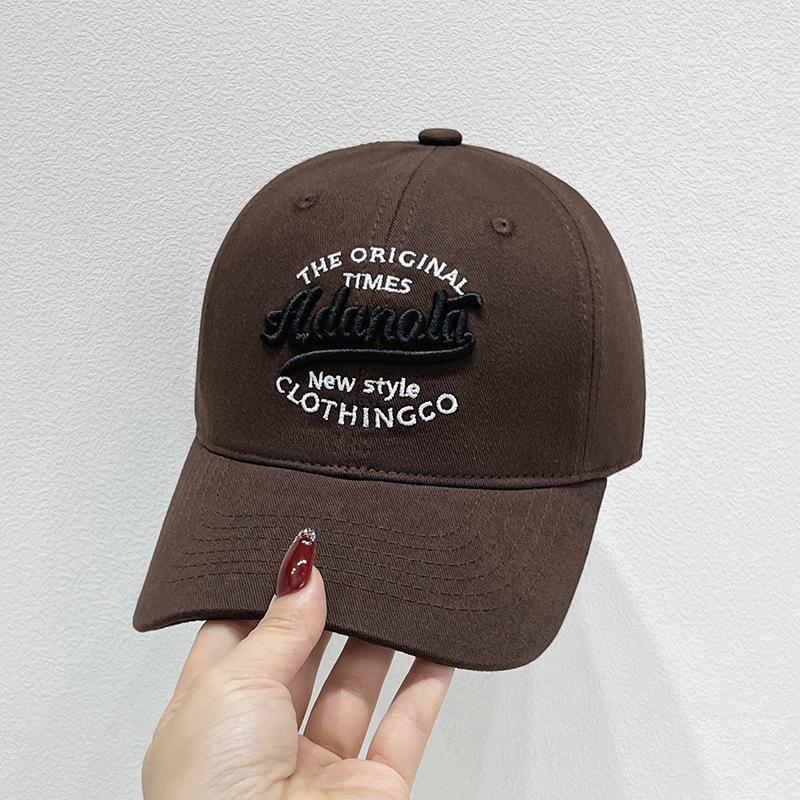 

Бейсболка унисекс с вышитыми 3D-буквами, простая универсальная кепка с козырьком, утягивающая лицо, мягкая кепка для папы Adjustable