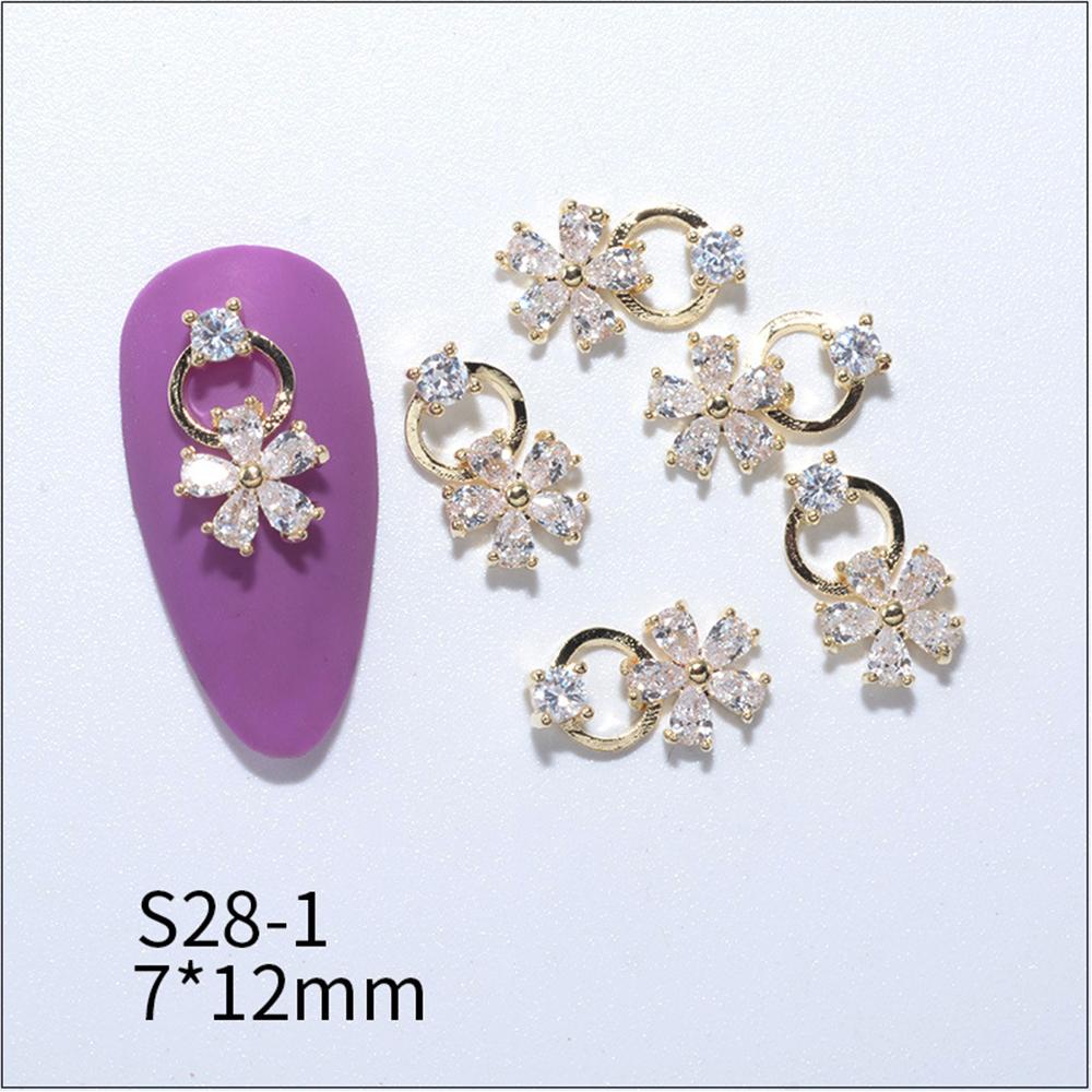 Accessories Nail Art Decorations Butterfly Pendant Chain Nail Jewelry Nail Rhinestones Nail Zircon