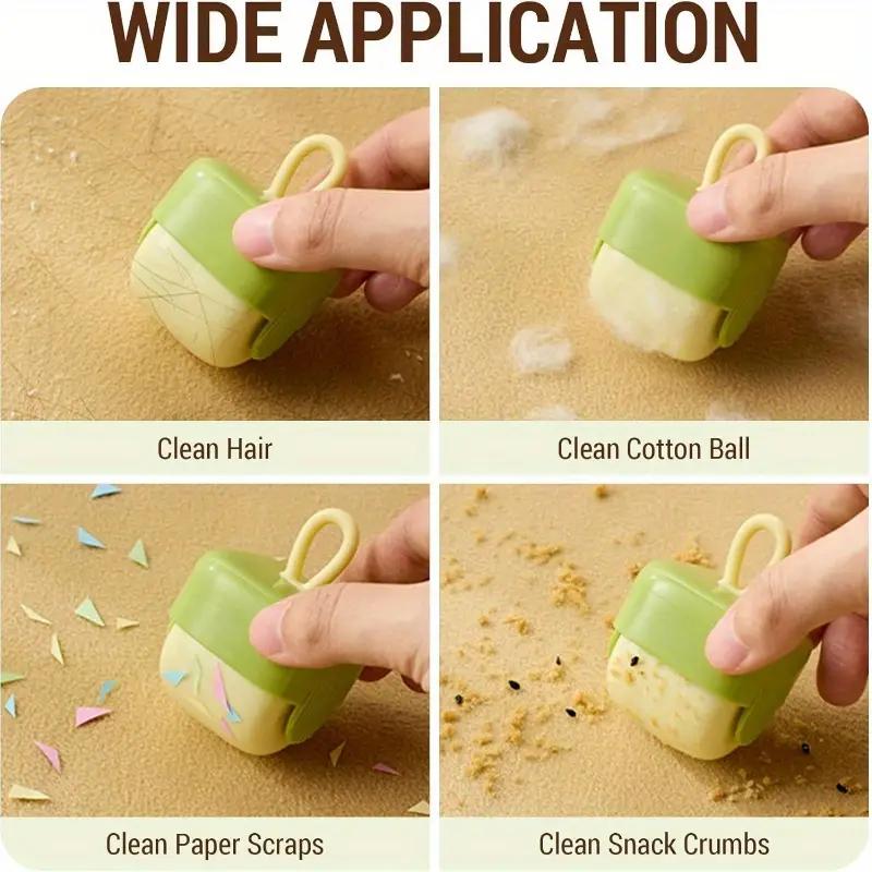Washable Lint Remover Reusable Clothes Hair Sticky Roller Portable Pet Hair Remover Dust Removal Brush For Household Cleaning