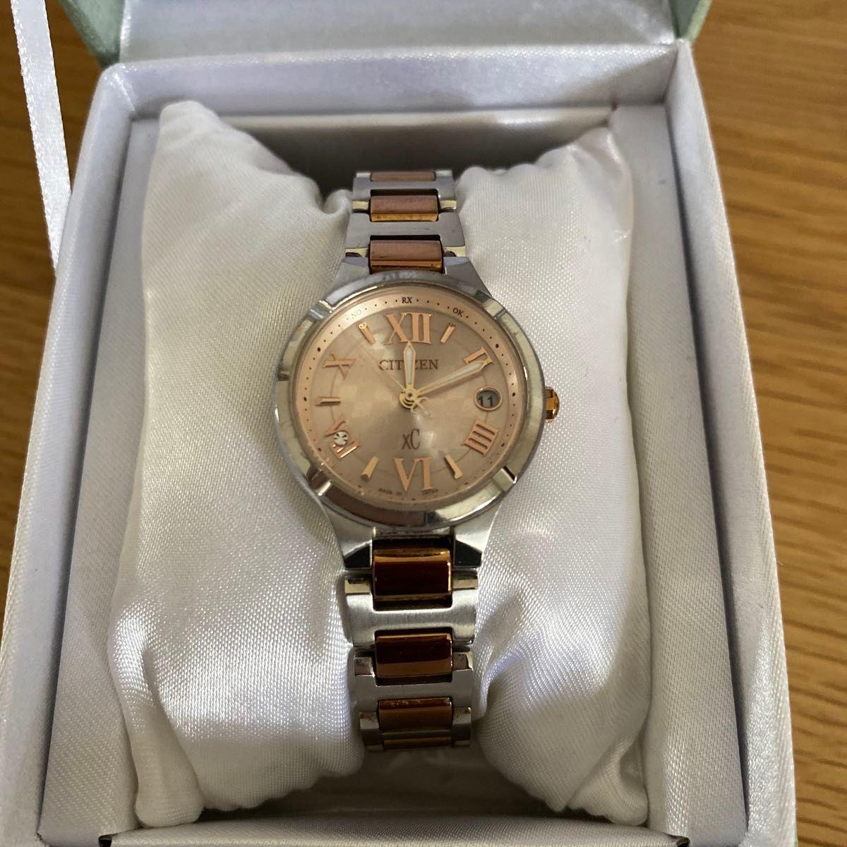 Used CITIZEN xC Eco Drive Ladies Watch Dial Sakura Pink