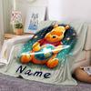 Custom Name "Space Adventure Winnie" blanket for Couch & Bed, Plush Cozy Fuzzy Blanket Super Soft & Warm Blankets for Fall and Winter. 0908427