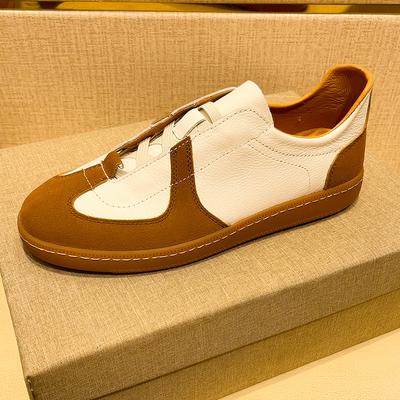 Modische Herren Schnürschuhe aus echtem Leder, Freizeit, atmungsaktiv, Herren flache Schuhe, bequeme Laufschuhe, leichte Mode Skateboardschuhe
