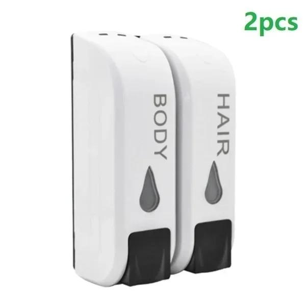 Practical Wall-mounted Soap Dispenser 1/2/3Pcs Shower Gel Hand Soap Shampoo Bathroom And Kitchen Soap Bottle