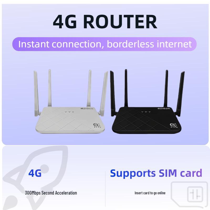 4G WiFi6 Router with SIM, 300Mbps, Single Ethernet Port - Malaysia, Myanmar, Vietnam CPE108.