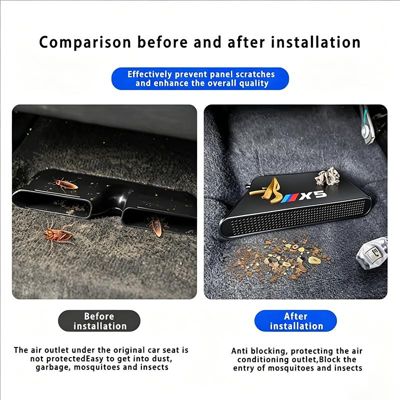 CTCE1 For BMW 3 5 Series X1 X2 X3 X4 X5 X7 IX3 G01 G05 G08 G20 Car Air Conditioning Vents Protection Cover Sticker Interior Decoration