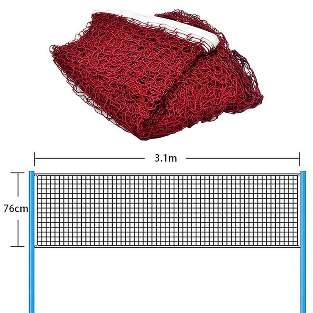 Easy Setup Badminton Net Standard Volleyball Net  for Sports Practice Entertainment Competition