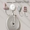 4Pcs/Set Letter Wall Decor Hooks Wall Mounted Love Hooks Waterproof Adhesive Bathroom Hooks for Entrance Bedroom Living Room