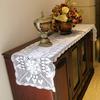 100% Bavlna Ruční Háčkování Stolní Ubrusy Shabby Chic Vintage Háčkovaný Vrchní Díl na Stůl Ručně Vyráběný Potah na Pohovku Běhoun na Stůl 1ks