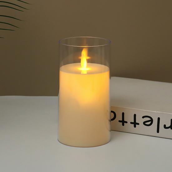 Flickering Flameless LED Candles Battery Operated Fake Electric LED Tea Lights for Wedding Aniversary Halloween Christmas Table Centerpiece