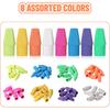 Mr. Pen- Pencil Erasers Set, 60 Pack Pencil Top Erasers, 6 Pencil Erasers, Latex-Free & No Smudge