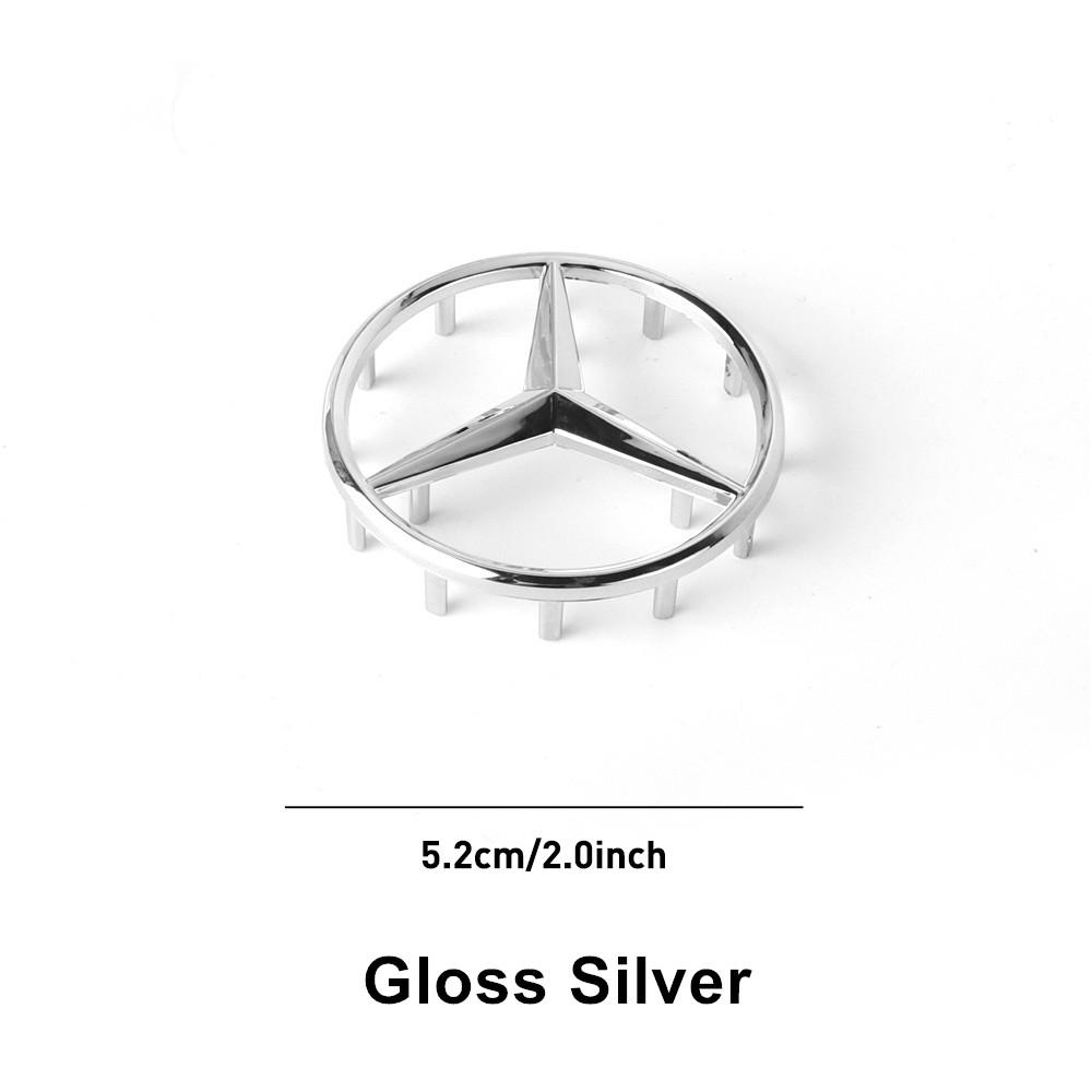 WAM3 Car Interior Steering Wheel Hollow Badge Logo Decor Accessories For Mercedes Benz W203 W204 W205 W212 W213 W176 W177 W246 FXPT
