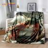 Elden Ring 3D Printed Game Gamer Soft Plush Blanket,Flannel Blanket Throw Blanket for Living Room Bedroom Bed Sofa Picnic Cover