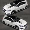 5 Pieces  Vinyl Car Side Sticker Auto Body Racing Sports Decals Universal Car Truck DIY Decal Stripe Vinyl Stickers