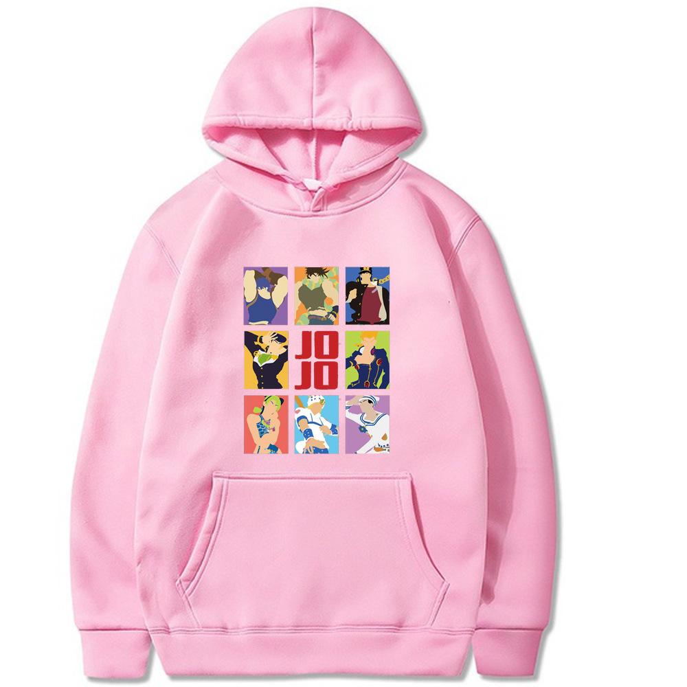 Japanese Anime Characters Hoodie Fashion Design Men's Women's Sweatshirt Fleece Oversized Couples Casual Streetwear Hoodies