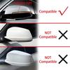 W/Lamp Side Mirror Cover Caps In Glossy Black Style For BMW 5 Series 6 Series 7 Series F10 F11 F07 F06 F12 F13 F01 F02 F03 F04