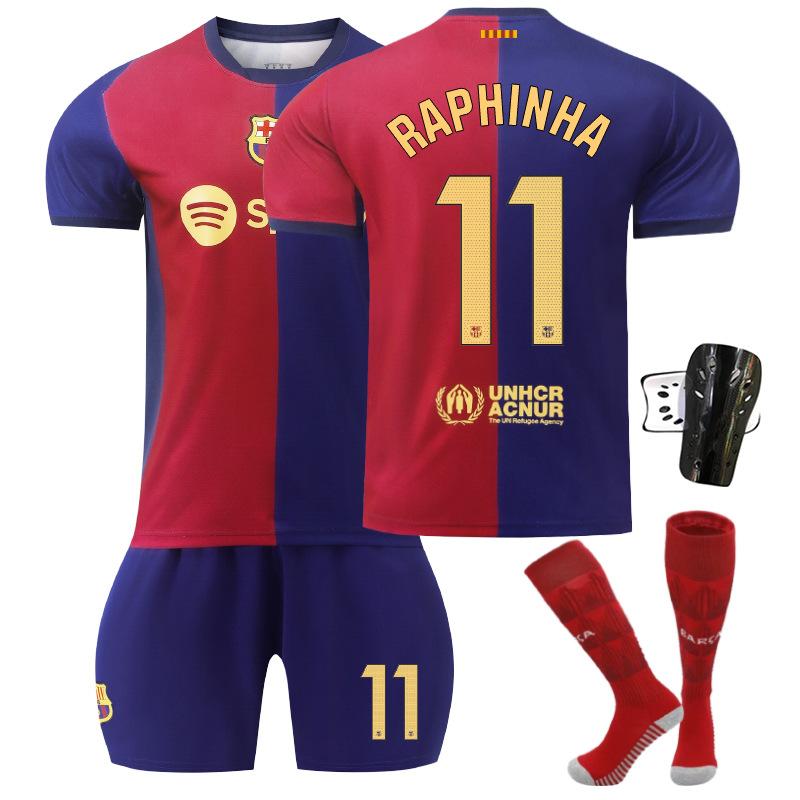 2 Barcelona domácí hřiště Garvey Ne. Levan Ne. 9 Jamalo-něnecký č.. Pedri fotbalový dres set pánský