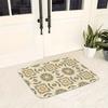 Tappetino per porta in poliestere lavabile in lavatrice - Rettangolare con supporto antiscivolo, Leggero, Tappetino di benvenuto Boho Chic per interni per cucina, Balcone