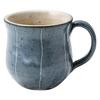 Shigaraki Ware Hechimon Mug, Medium Blue