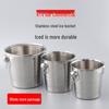 ZISIZ Stainless Steel Thickened Ice Bucket