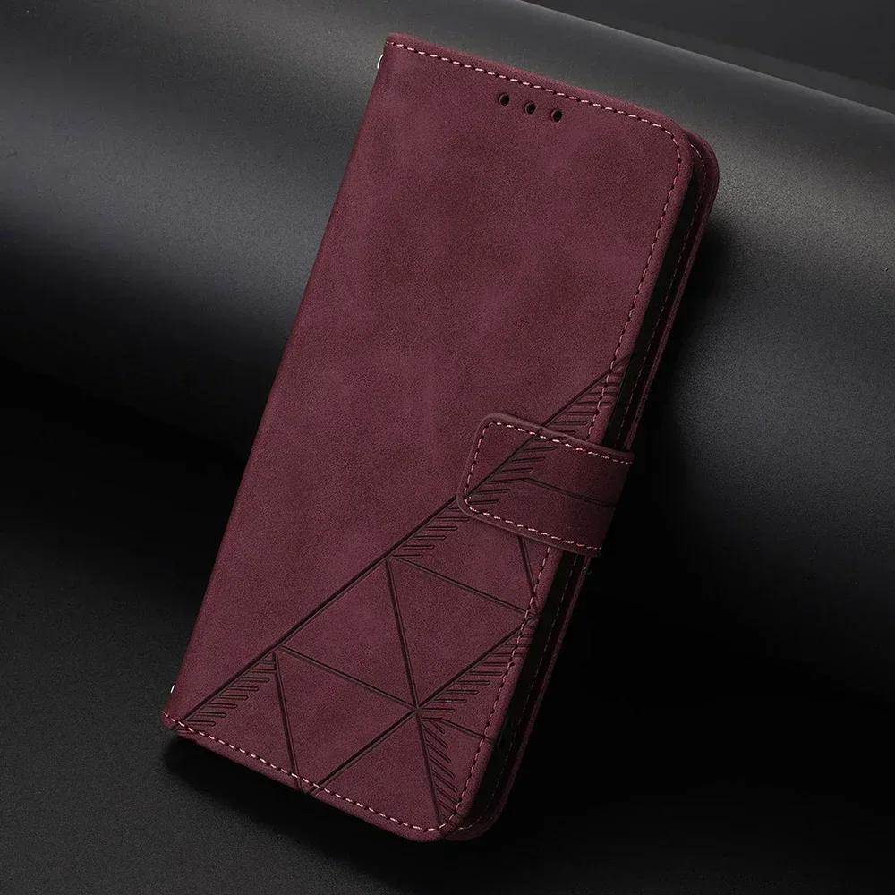 Geometric Leather Wallet Case For Nokia HMD Fusion Skyline Pulse Plus Pro X10 X20 X30 G10 G11 G20 G21 G22 G42 G310 G400 C22 C32