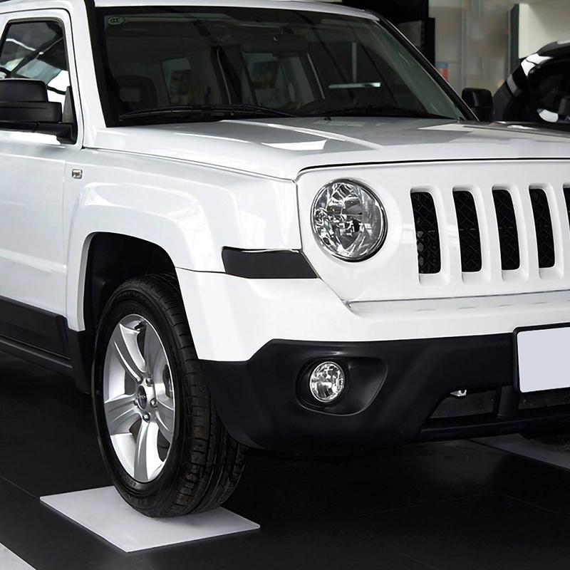 Autocollants de couverture de décoration de lampe de clignotant avant de voiture adaptés à la Jeep Patriot 2011 – 2016, accessoires extérieurs en PVC