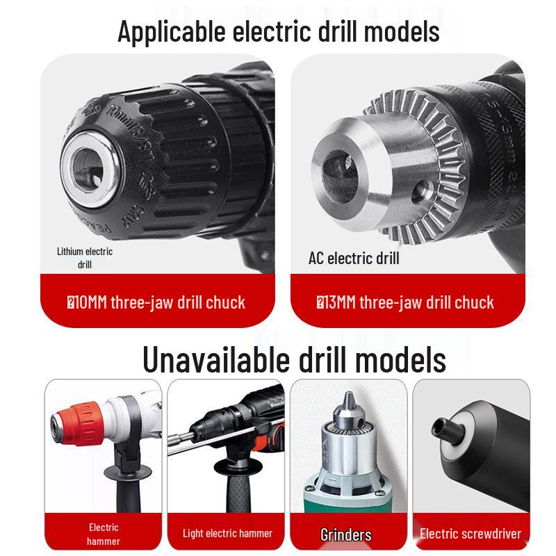 Electric Drill To Angle Grinder Conversion Head for Metal Grinding, Polishing, Knife Sharpening, and Edge Grinding