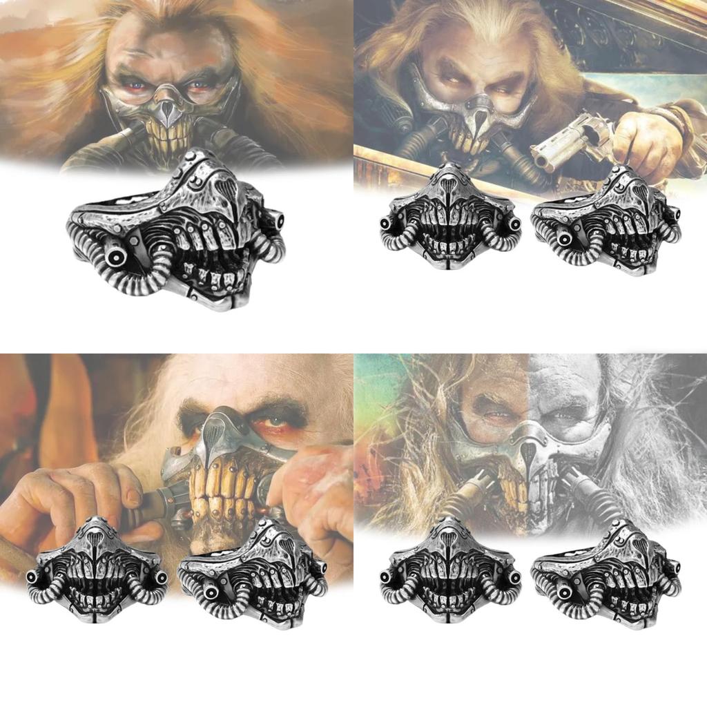 Unique Mad Max Inspired Alloy Ring Customizable Unisex Fashion Jewelry