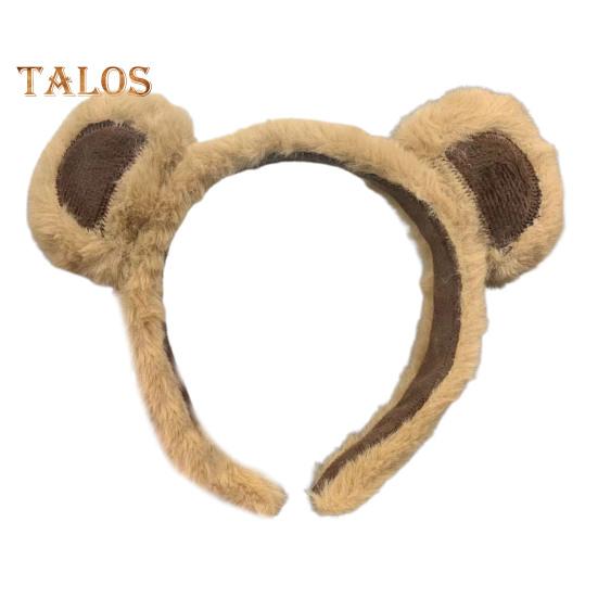 

1/3 шт. Ведмеже вухо Обруч для волосся Плюшева поверхня Еластична пов язка на голову Макіяж Миття обличчя Декоративна мультяшна пов язка для волосся 1pc кавовий