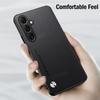 Funda for Samsung Galaxy A55 A35 A54 A34 A24 S24 Ultra S23 Plus Case Fiber Texture PU-Leather Cover for Samsung M54 M34 M14 Capa