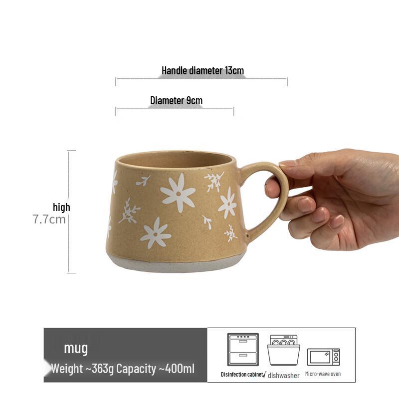 

OLOEY Retro Frosted Ceramic Mug