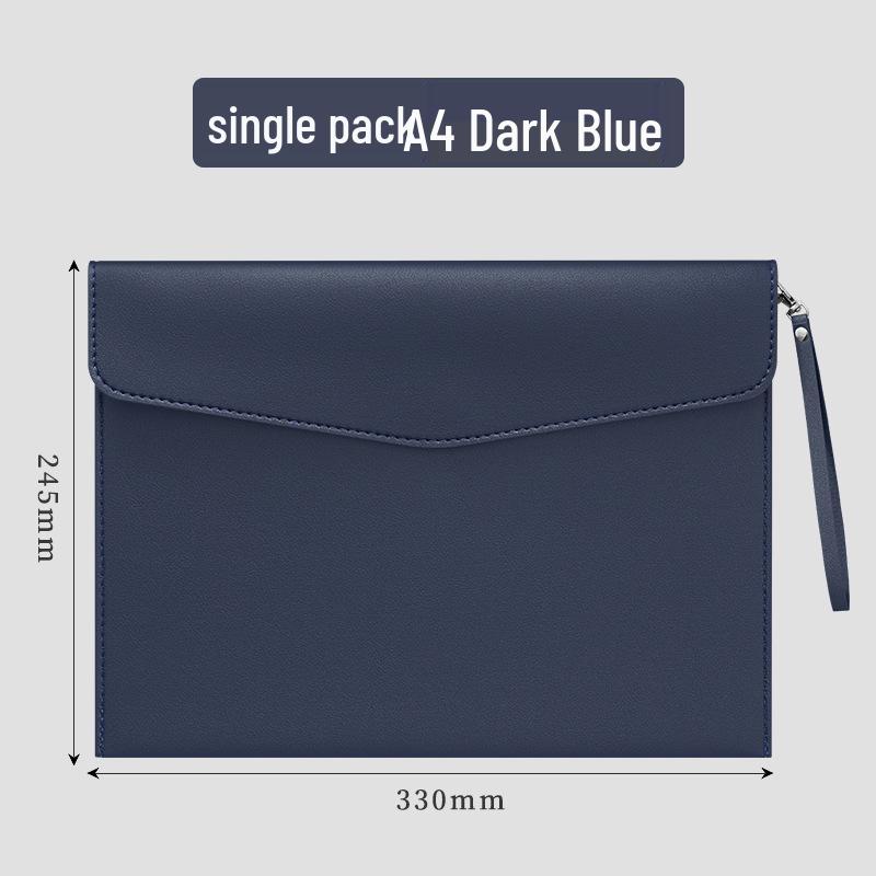 A4 Leather Business Conference Folder with Custom Logo