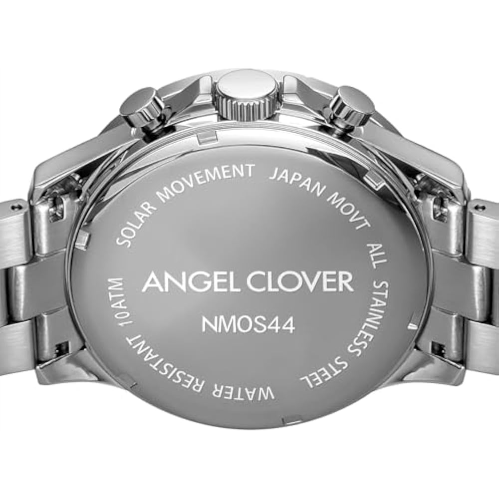 AngelClover Men's Watch, Watch Angel Clover, MONDO SOLAR, NMOS44SNNV, Solar Battery, 100m Waterpr...