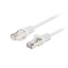 Lanberg Patchcord Cat.6 FTP 2M 10-pack Fluke Passed White - 5901969436280