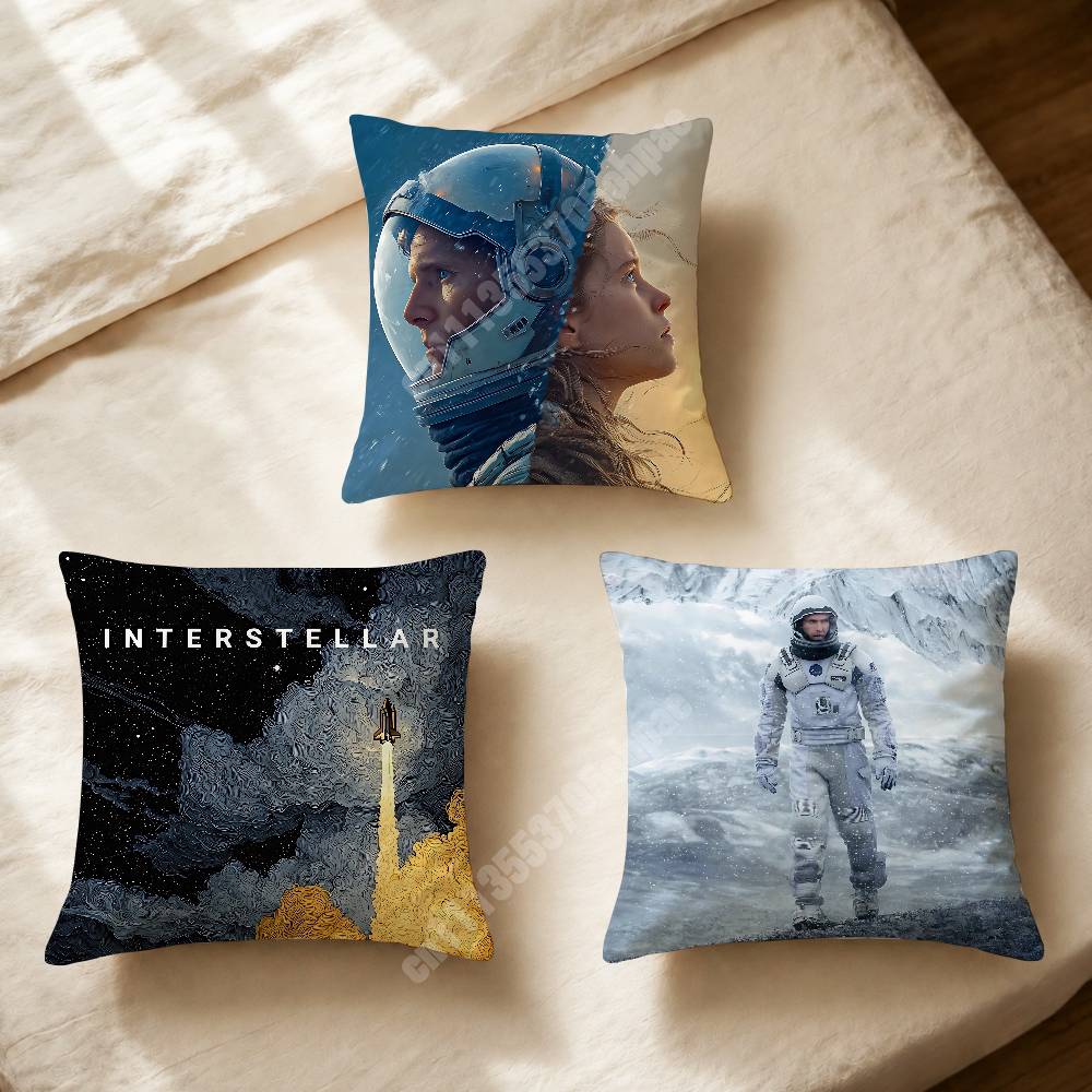 IInterstellarS Christopher Nolan SciFi Pillow Cover Sofa Couch Cushion Case Creative Workspace Accent Home Decor