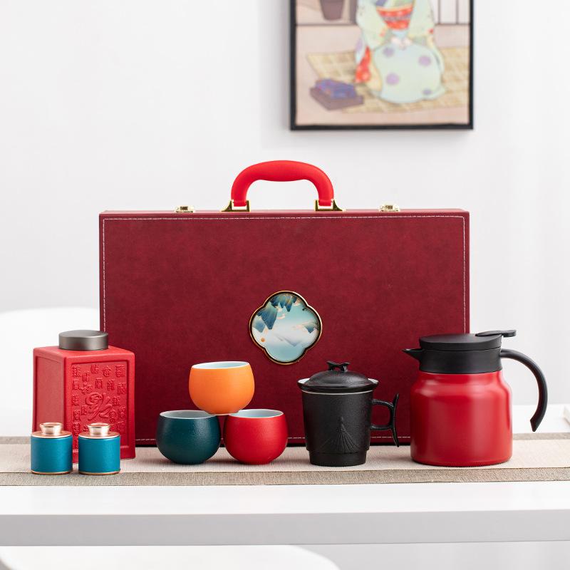 Business Company High-end Gifts Exclusive Tea Gift Set Stewed Teapot Stewed Tea Cup Tea Set