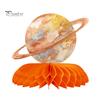 9 bucăți Planetă Fagure Centrală Spațiu Sistem Solar Tema Decoratiuni de masă Hârtie Planetă Fagure pentru copii Decorațiuni pentru petrecerea de aniversare