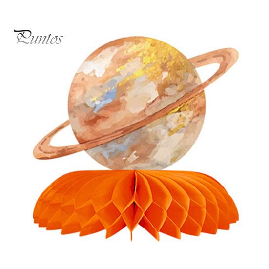 9 bucăți Planetă Fagure Centrală Spațiu Sistem Solar Tema Decoratiuni de masă Hârtie Planetă Fagure pentru copii Decorațiuni pentru petrecerea de aniversare