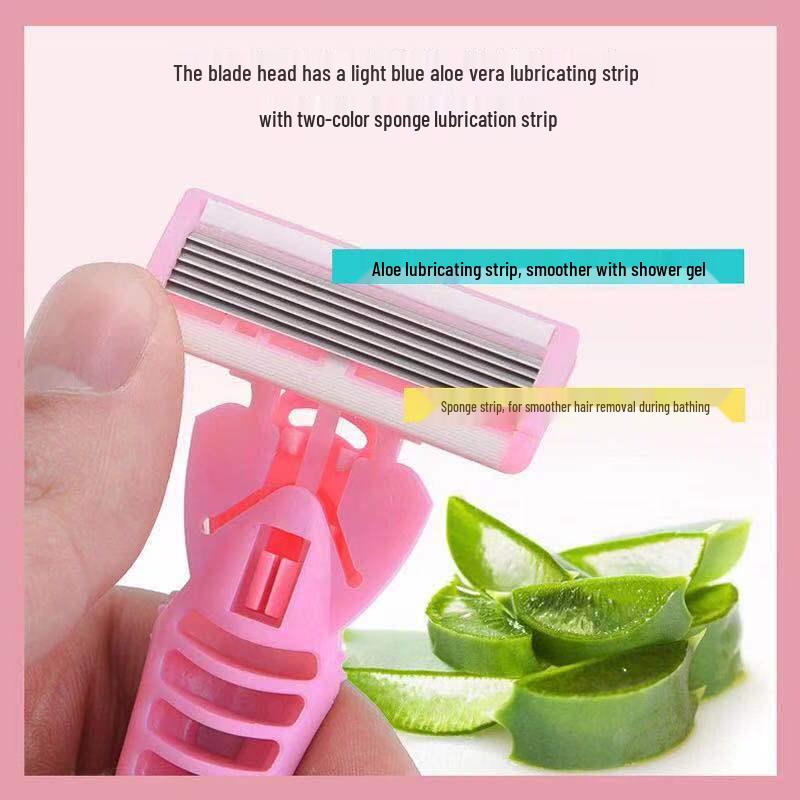 Women's Manual Razor for Hair Removal - Suitable for Armpits, Legs, and Private Areas