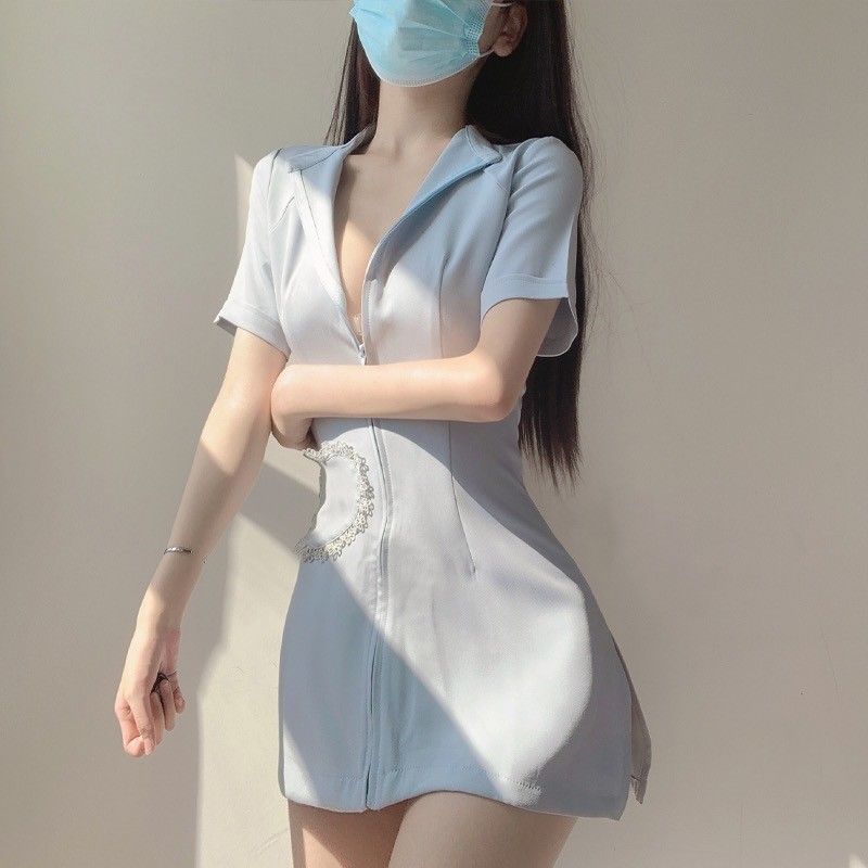 Sexy lingerie sexy v-collar nurse