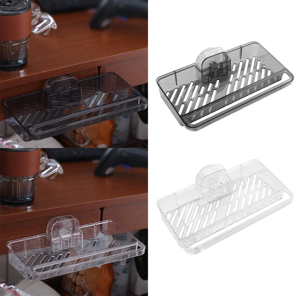 No-Drill Sink Drain Rack Removable Dishcloth Drainage Rack Wall-Mounted Storage Holder For Home