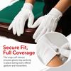 2pcs Full Finger Pool Referee Gloves Snap Cuff White Cotton Billiard Referee  Billiard Games