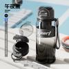 Water bottle New large-capacity fitness sports water cup Double drink High value outdoor kettle High temperature resistant student plastic cup